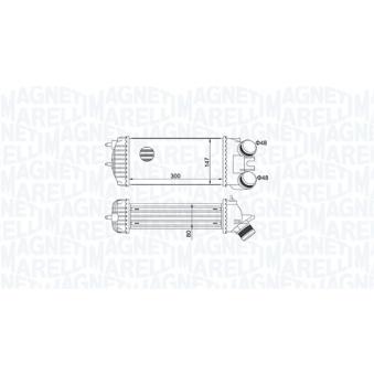 Intercooler, échangeur MAGNETI MARELLI