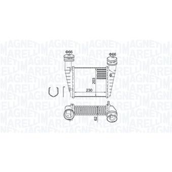 Intercooler, échangeur MAGNETI MARELLI
