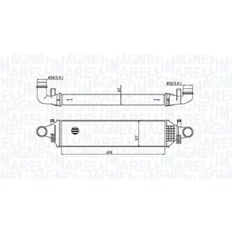 Intercooler, échangeur MAGNETI MARELLI