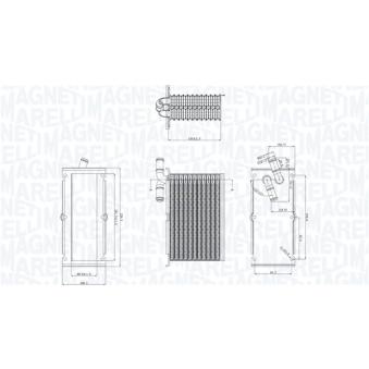 Intercooler, échangeur MAGNETI MARELLI
