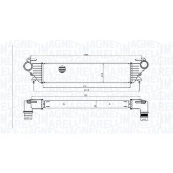 Intercooler, échangeur MAGNETI MARELLI