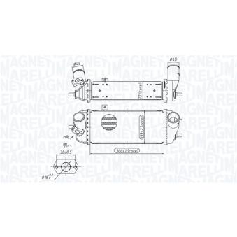 Intercooler, échangeur MAGNETI MARELLI