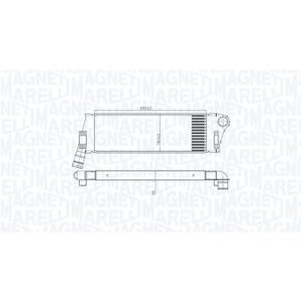 Intercooler, échangeur MAGNETI MARELLI