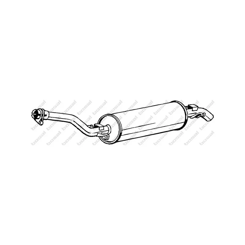 Silencieux arrière BOSAL 278-013