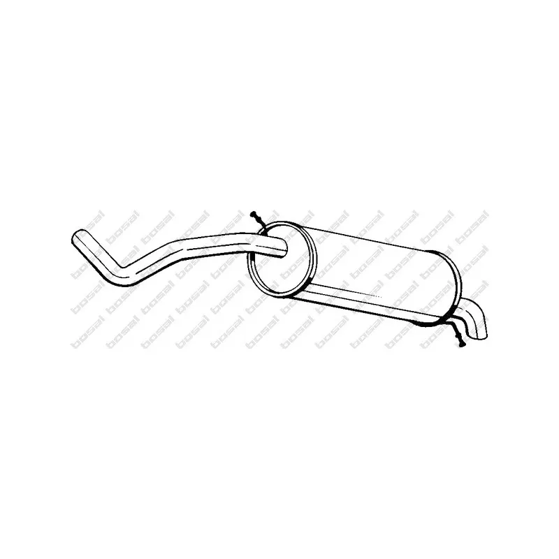 Silencieux arrière BOSAL 278-039