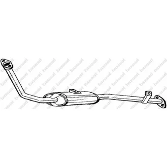 Silencieux avant BOSAL 278-041