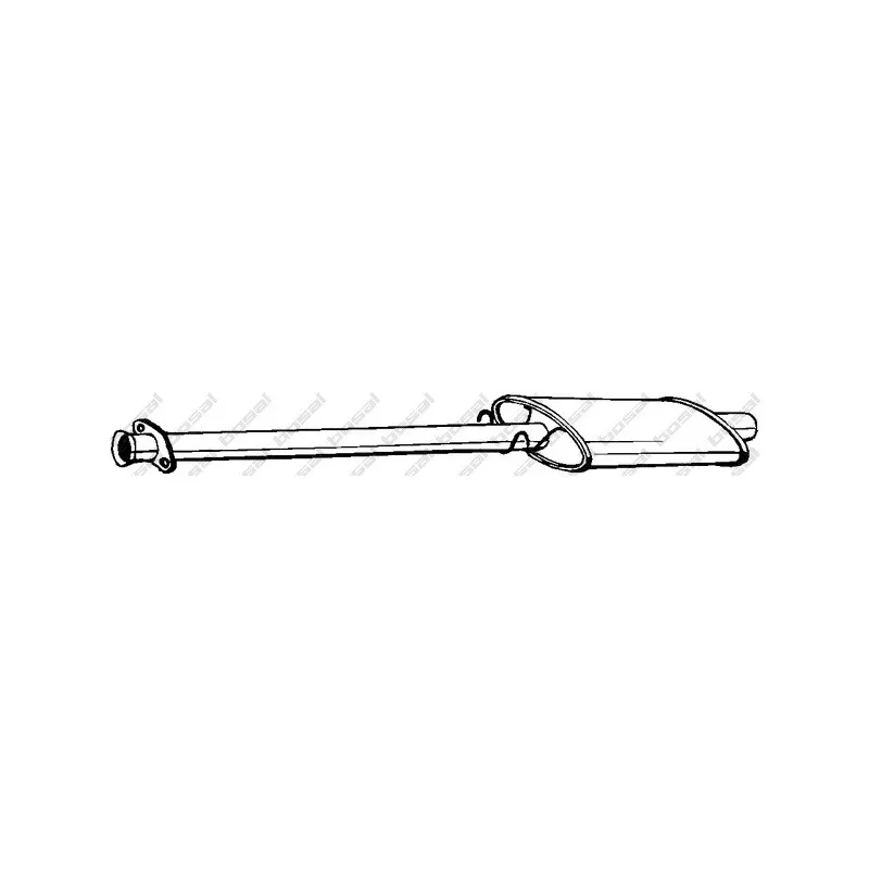 Silencieux central BOSAL 278-061