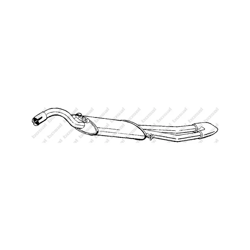 Silencieux arrière BOSAL 278-069
