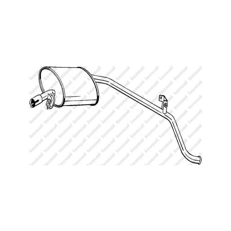 Silencieux arrière BOSAL 278-075