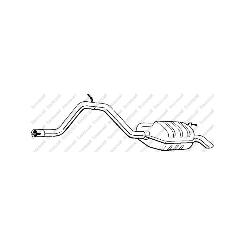Silencieux arrière BOSAL 278-091