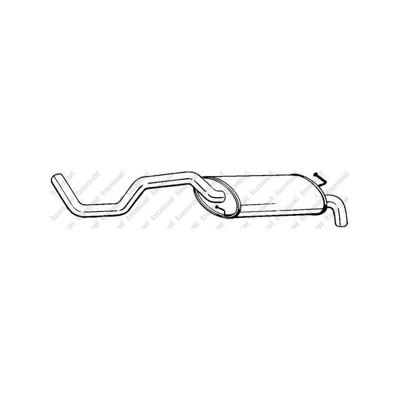 Silencieux arrière BOSAL 278-103