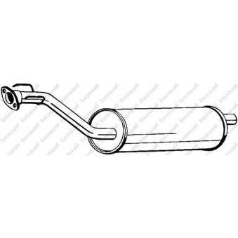 Silencieux central BOSAL 278-135