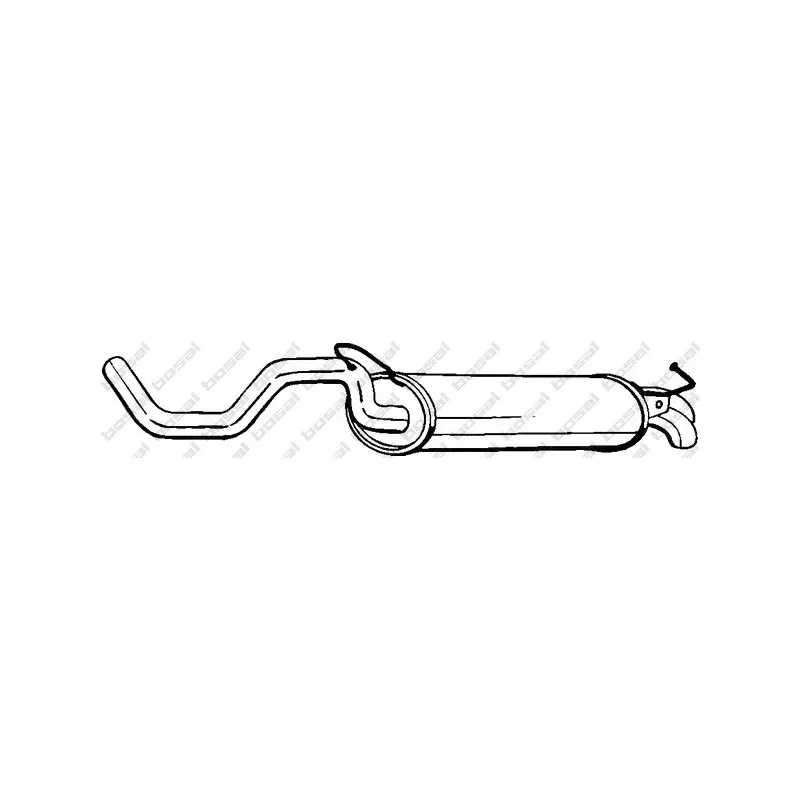 Silencieux arrière BOSAL 278-145
