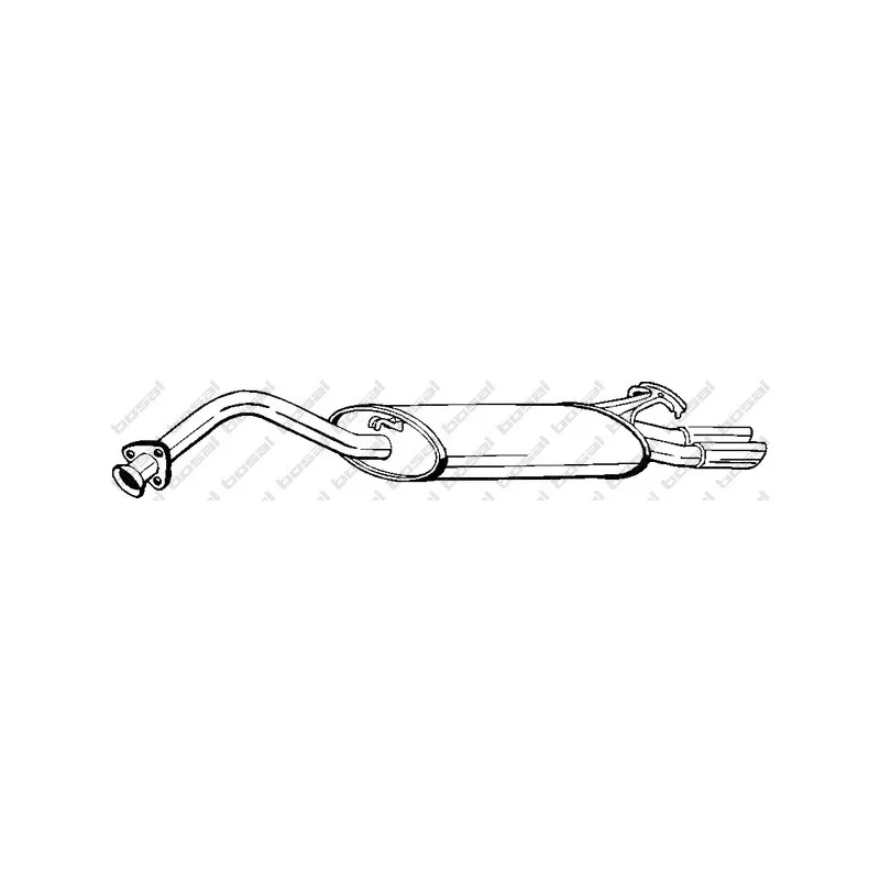Silencieux arrière BOSAL 278-147
