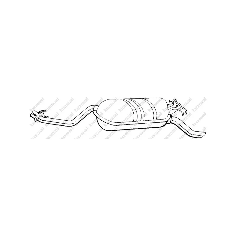 Silencieux arrière BOSAL 278-189