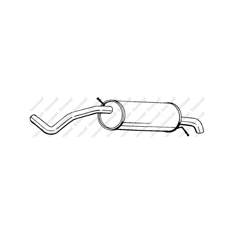 Silencieux arrière BOSAL 278-231