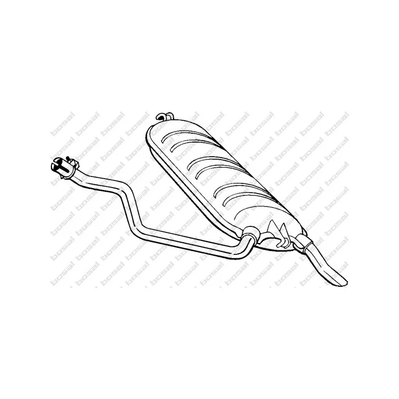 Silencieux arrière BOSAL 278-235
