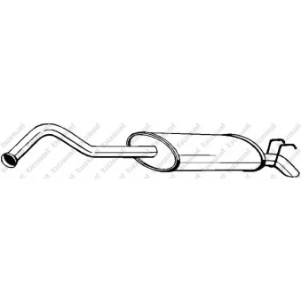 Silencieux arrière BOSAL