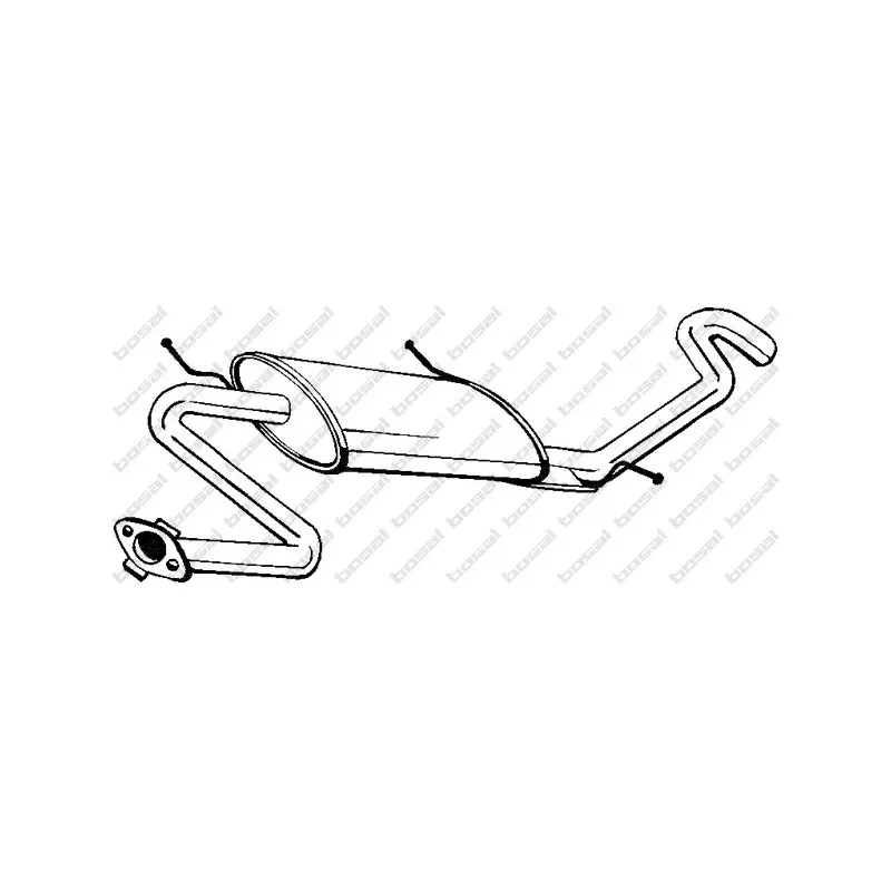 Silencieux arrière BOSAL 278-339