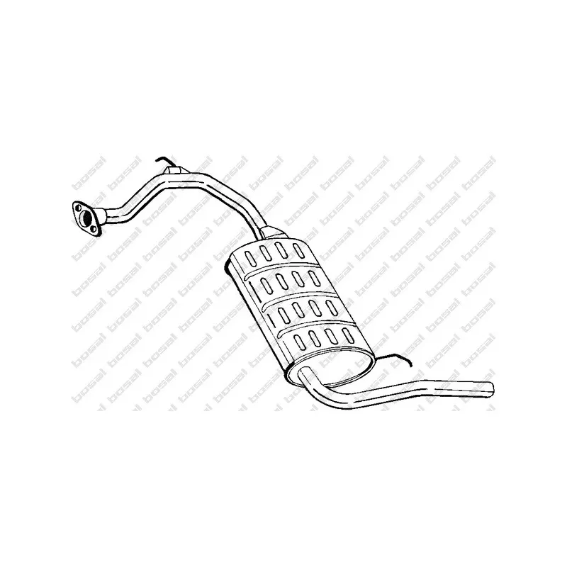 Silencieux arrière BOSAL 278-347