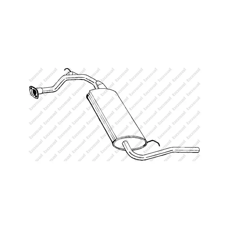 Silencieux arrière BOSAL 278-349