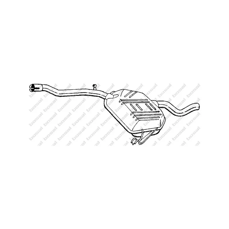 Silencieux arrière BOSAL 278-383