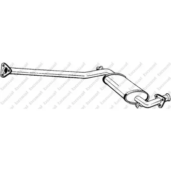 Silencieux central BOSAL