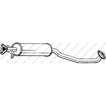 Silencieux central BOSAL 278-471