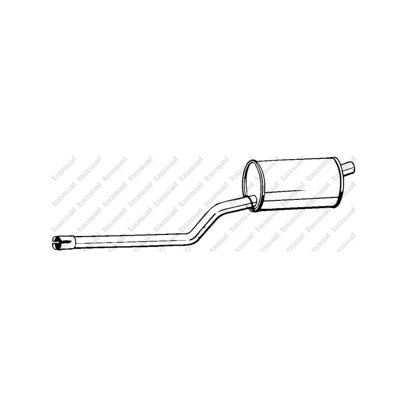 Silencieux central BOSAL 278-501