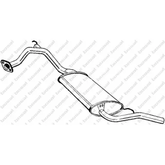 Silencieux arrière BOSAL 278-515