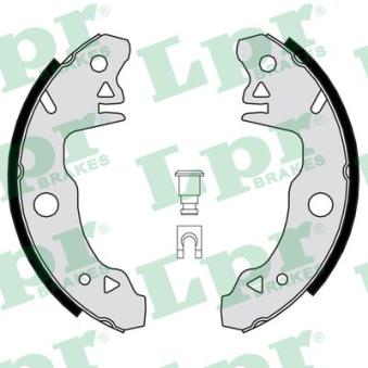 Jeu de mâchoires de frein LPR 00510