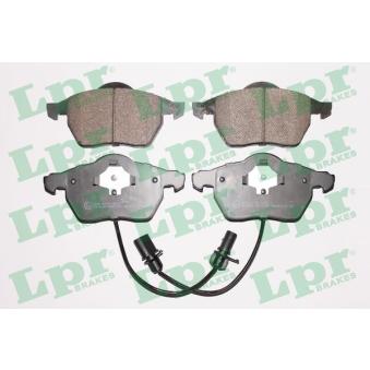 Jeu de 4 plaquettes de frein avant LPR