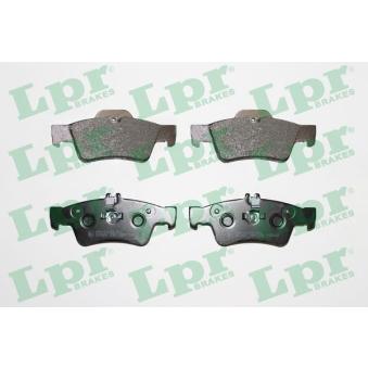 Jeu de 4 plaquettes de frein arrière LPR
