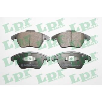 Jeu de 4 plaquettes de frein avant LPR