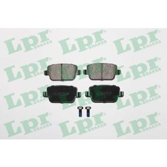 Jeu de 4 plaquettes de frein arrière LPR