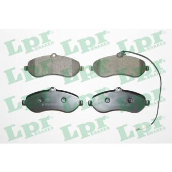 Jeu de 4 plaquettes de frein avant LPR
