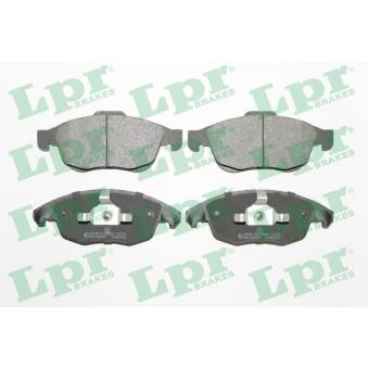Jeu de 4 plaquettes de frein avant LPR