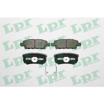 Jeu de 4 plaquettes de frein arrière LPR