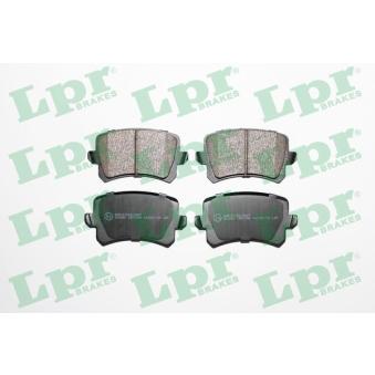 Jeu de 4 plaquettes de frein arrière LPR 05P1390