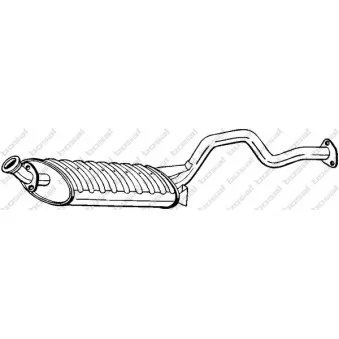 Silencieux central BOSAL