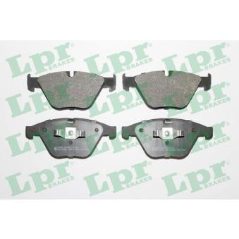 Jeu de 4 plaquettes de frein avant LPR