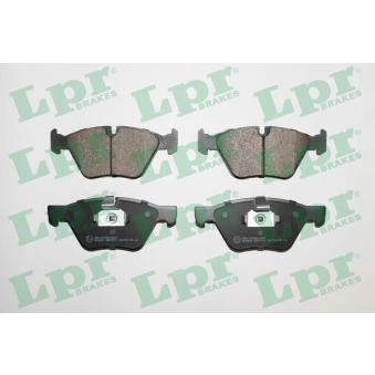 Jeu de 4 plaquettes de frein avant LPR