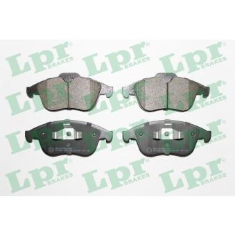Jeu de 4 plaquettes de frein avant LPR