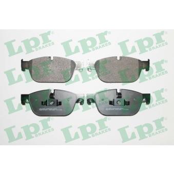 Jeu de 4 plaquettes de frein avant LPR