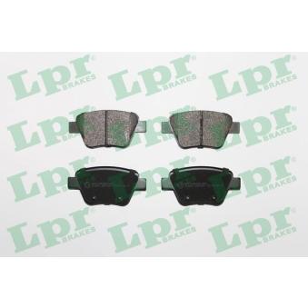 Jeu de 4 plaquettes de frein arrière LPR 05P1608