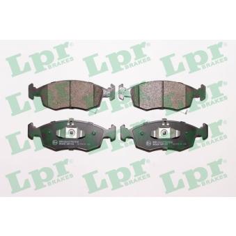 Jeu de 4 plaquettes de frein avant LPR