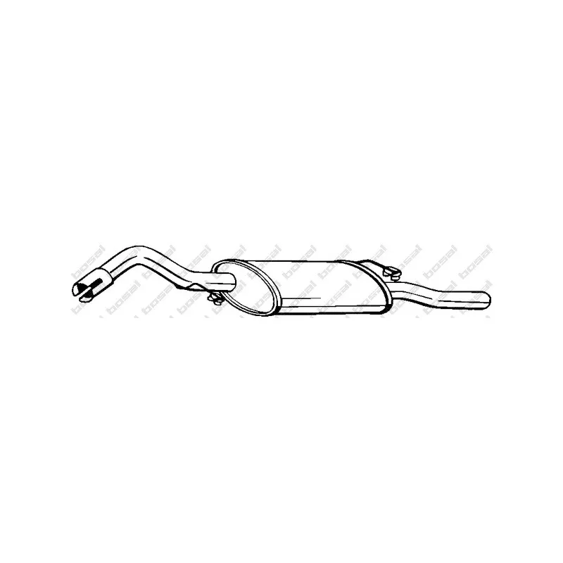 Silencieux arrière BOSAL 278-581