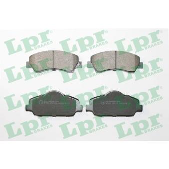 Jeu de 4 plaquettes de frein avant LPR