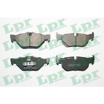 Jeu de 4 plaquettes de frein arrière LPR