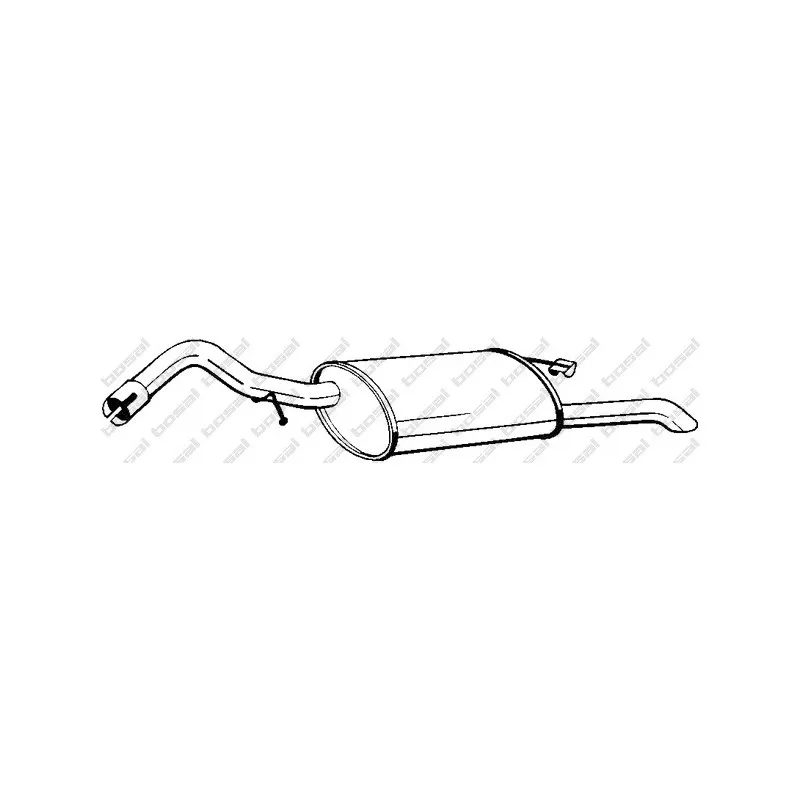 Silencieux arrière BOSAL 278-583